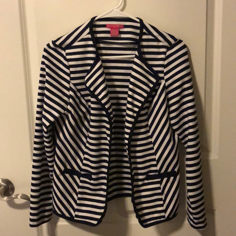 Navy and White Sunny Leigh Blazer